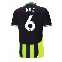 Camisa de Futebol Manchester City Nathan Ake #6 Equipamento Secundário 2024-25 Manga Curta